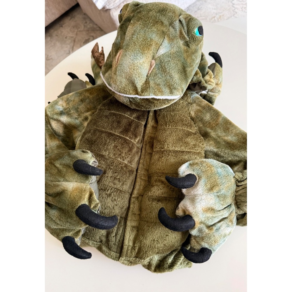 Ultimate Toddler Dinosaur Costume Size 2T Plush & Warm Easy On-Off Halloween